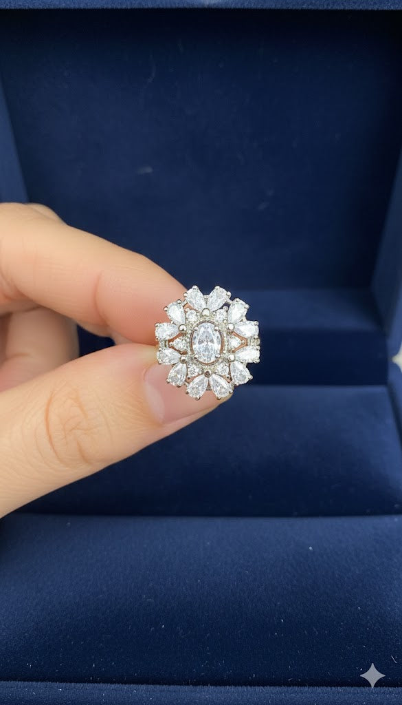 Flower Cluster Ring