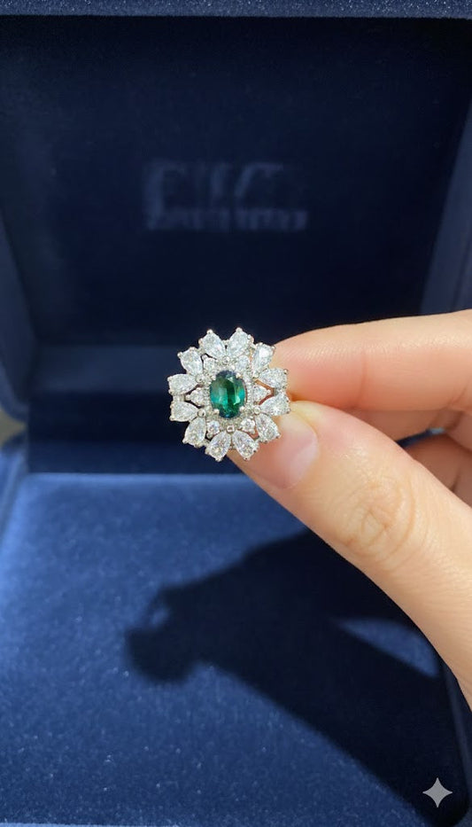 Flower Cluster Ring