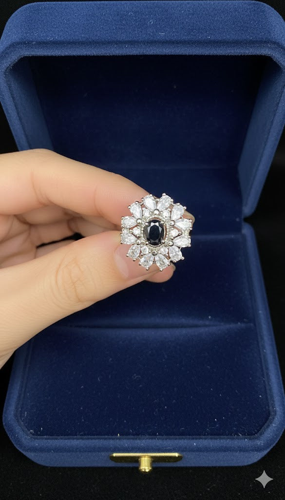 Flower Cluster Ring