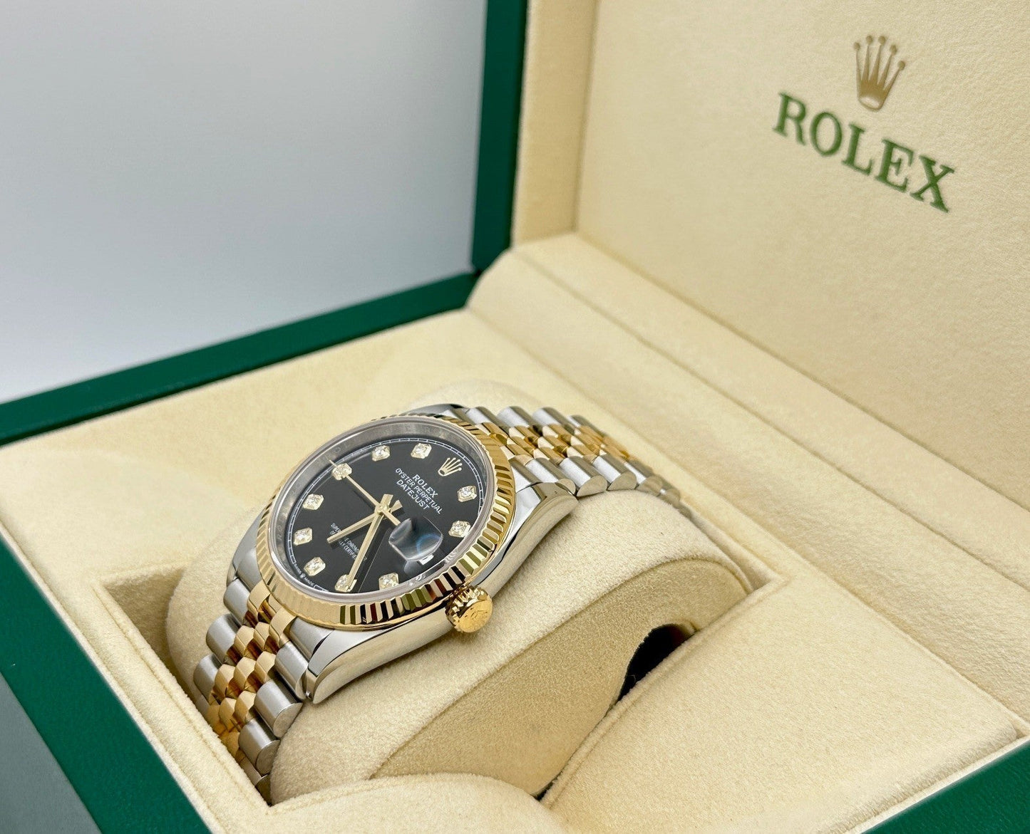 Rolex Datejust Stoned Dial Automatic Watch