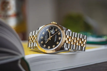Rolex Datejust Stoned Dial Automatic Watch