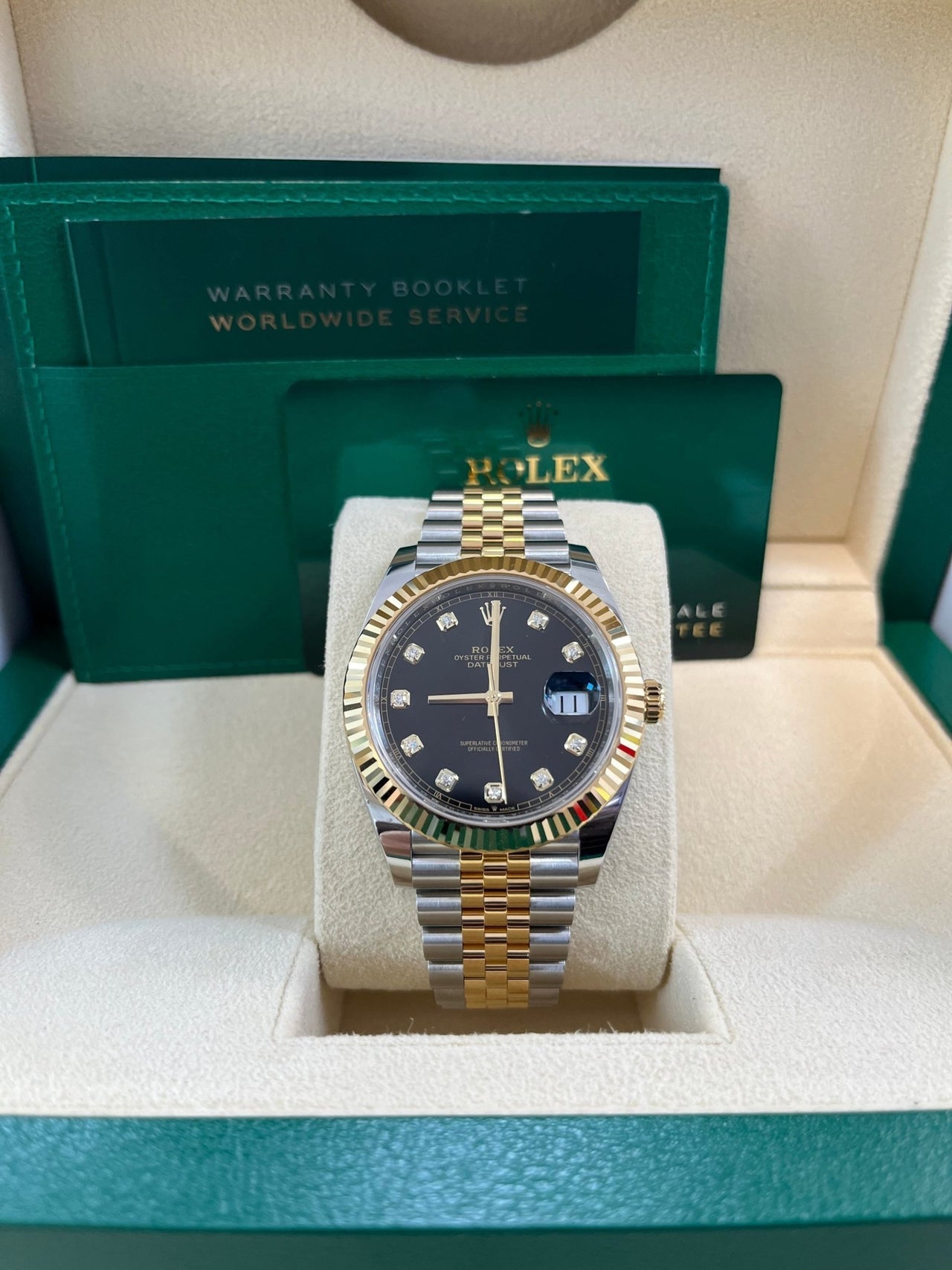 Rolex Datejust Stoned Dial Automatic Watch