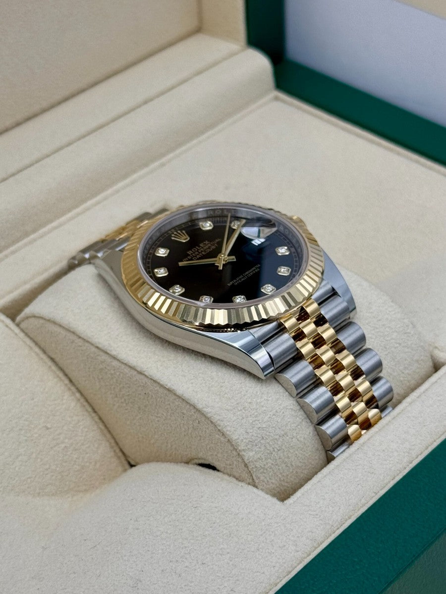 Rolex Datejust Stoned Dial Automatic Watch