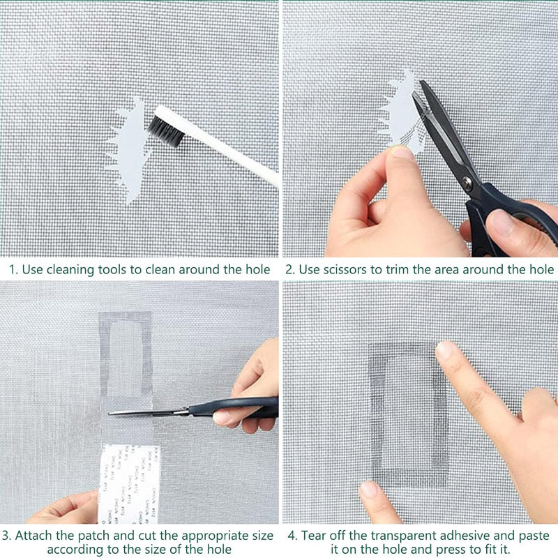 Pack of 2 Window Net Repairing Tape