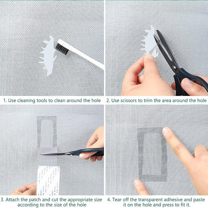 Pack of 2 Window Net Repairing Tape