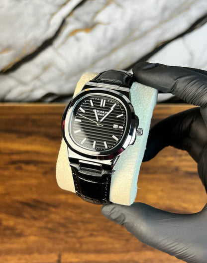 Patek Nautilus Leather Strap Master Lock