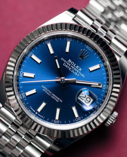 Rolex Datejust Stoned Dial Watch
