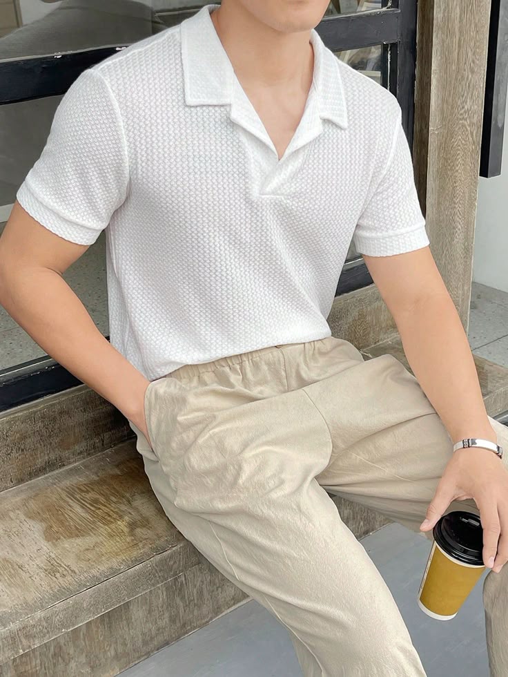 Premium Waffle Knitted Polo - Image 3